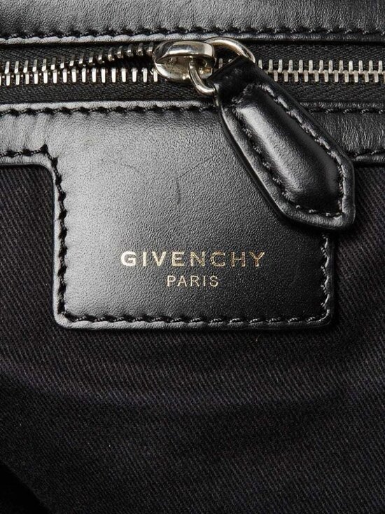 Givenchy Black Leather Drawstring Rider Backpack Bag main image 6